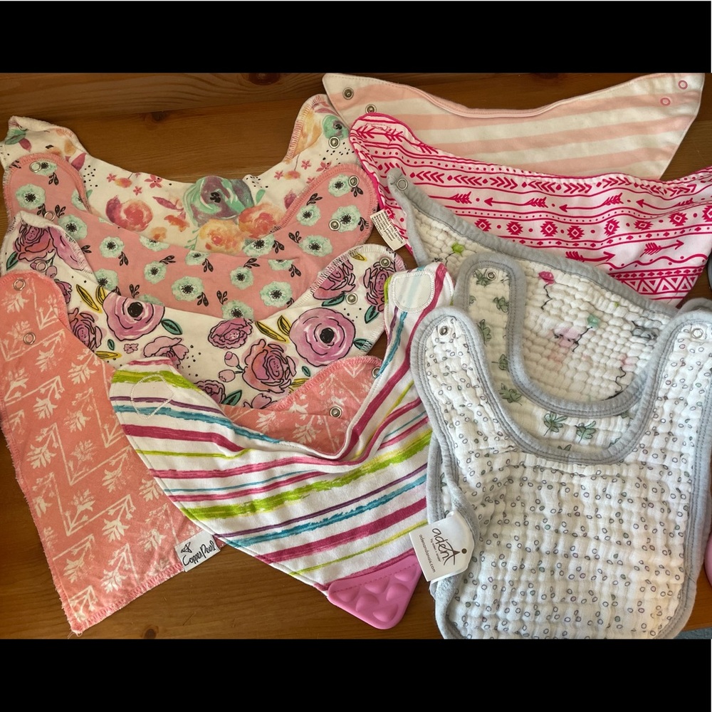 10 bibs - great used condition
